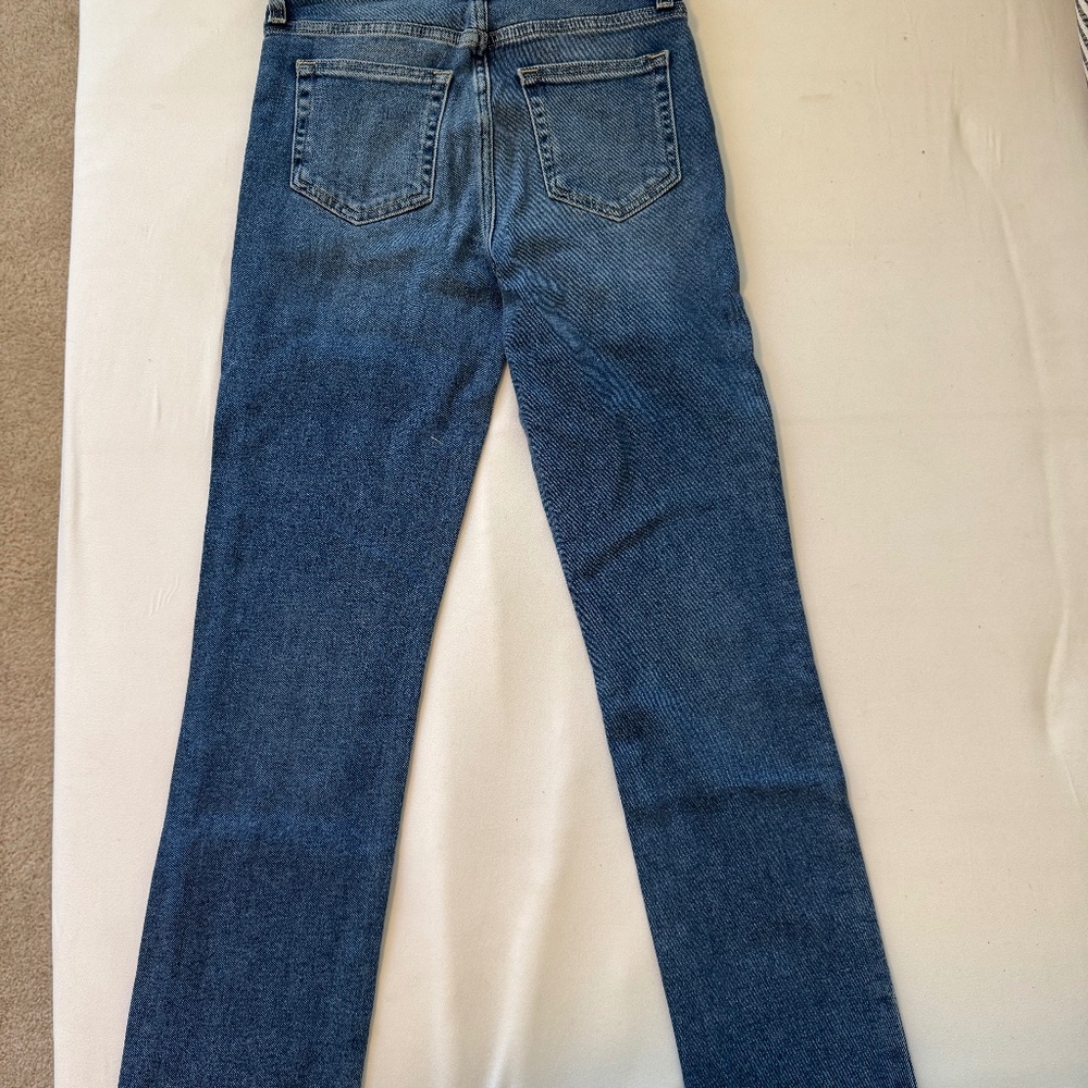 Frank and Eileen raw hem blue jeans size 25